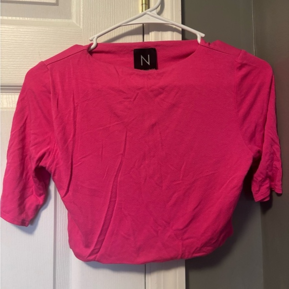 NWOT Naked Wardrobe Pink Top
